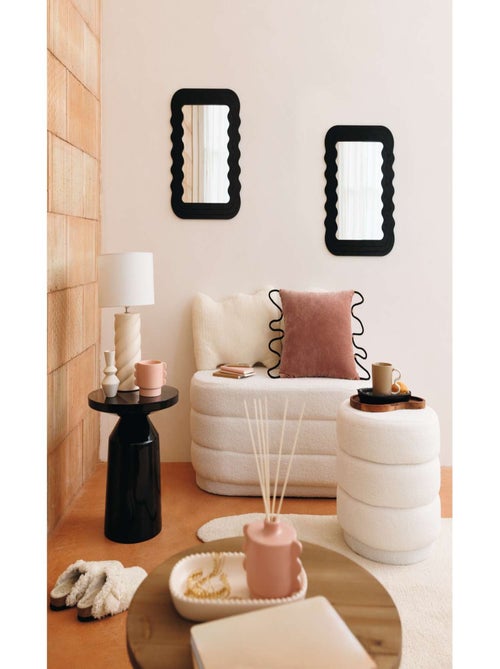 Miroir en bois VAGUES - Kiabi