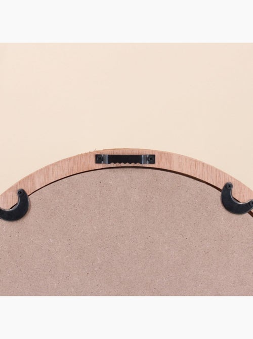 Miroir en forme d'arche contour rotin 50x35cm - Kiabi
