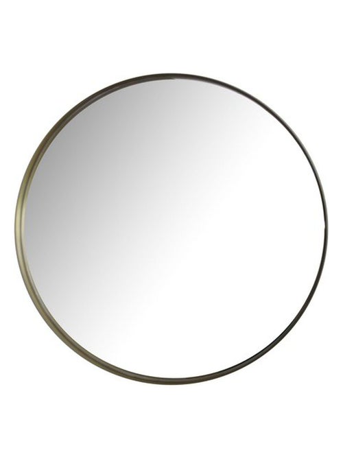 Miroir en métal doré 'Deko&co' - Kiabi