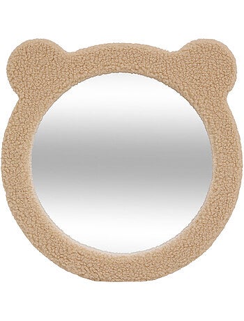 Miroir enfant en tissu bouclette ourson BEARY
