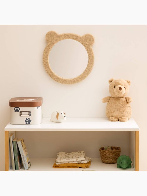 Miroir enfant en tissu bouclette ourson BEARY - Kiabi Miroir enfant en tissu bouclette ourson BEARY - Kiabi