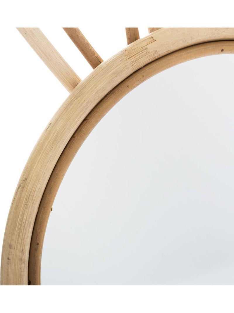 Miroir enfant forme lapin en bambou kenai Beige - Kiabi