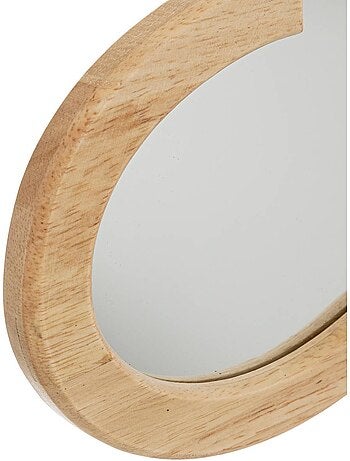 Miroir enfant forme nuage bois hévéa pompons NANAK