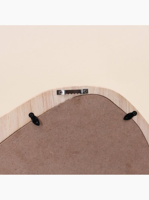 Miroir étagère en bois 40x33cm - Kiabi