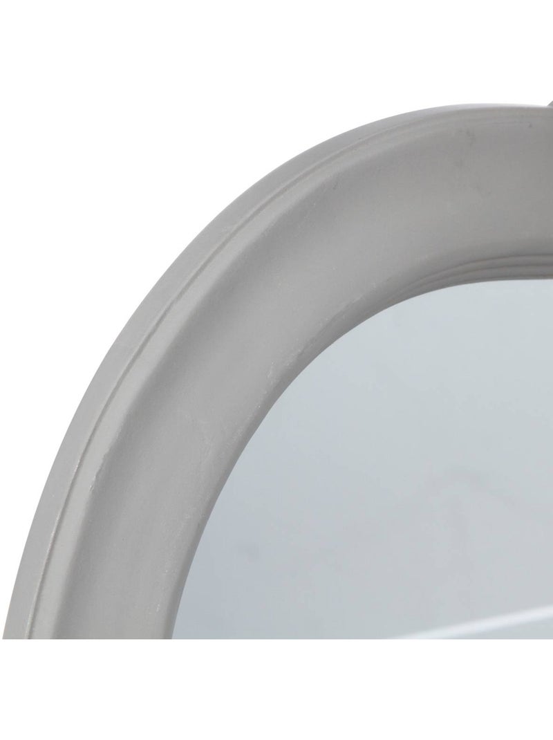 Miroir forme coeur en bois 40cm COEUR Blanc - Kiabi