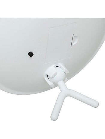 Miroir led pivotant grossissant x10