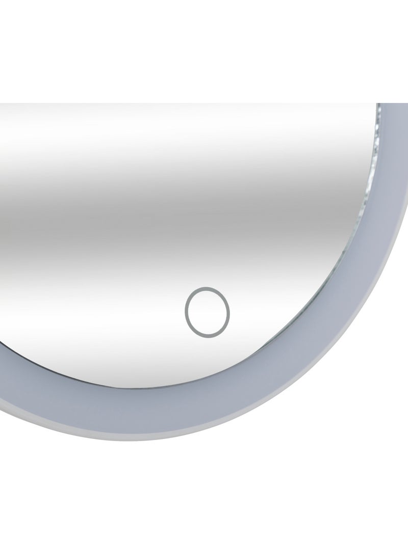 Miroir LED pivotant grossissant x10 Blanc - Kiabi