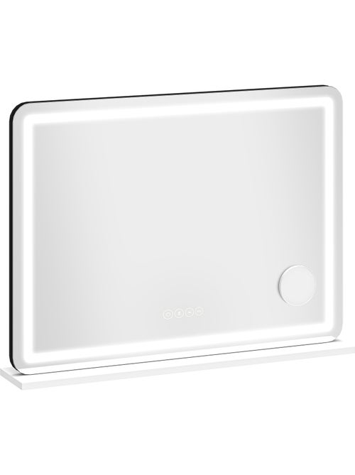 Miroir led tactile réglable grossissant de table - Kiabi