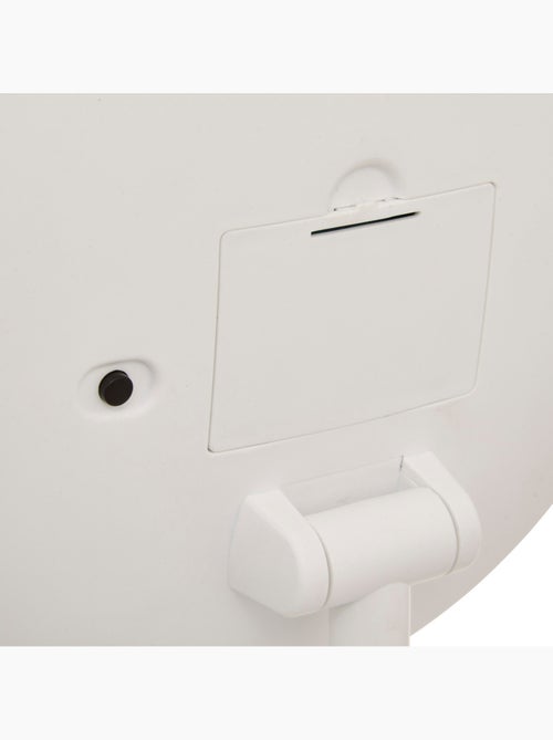 Miroir lumineux L19cm blanc - Kiabi