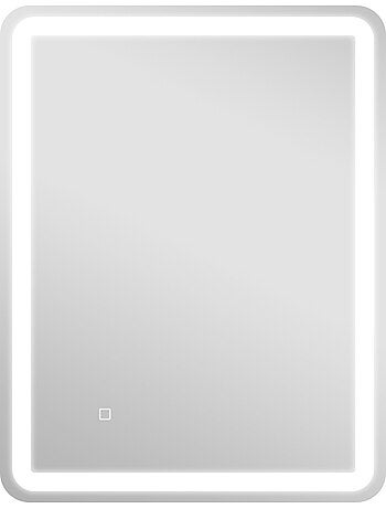 Miroir lumineux led 70 x 90 cm lumière réglable 3 couleurs fonction anti-buée