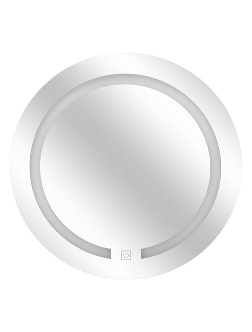 Miroir lumineux LED rond tactile - Kiabi