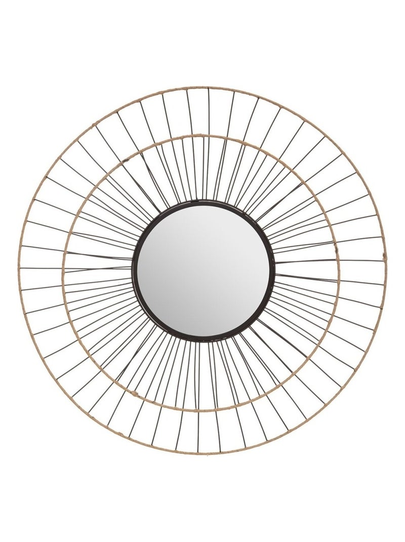 Miroir métal Alara D69.5 Doré/or - Kiabi