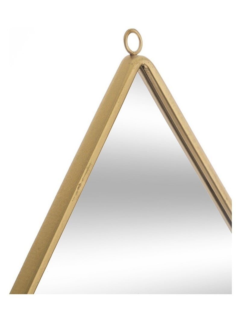 Miroir métal goutte 28x39 cm Doré/or - Kiabi