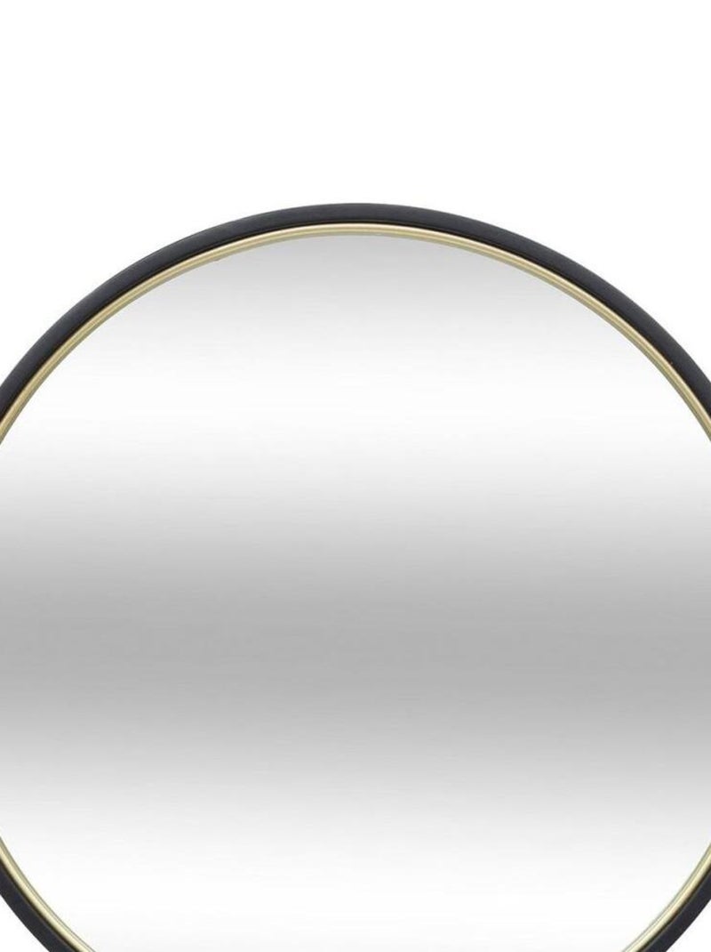 Miroir métal rond Justin D48 Noir - Kiabi