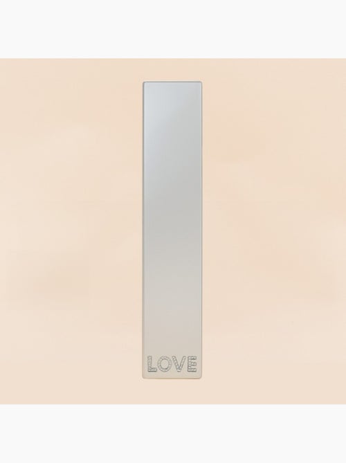 Miroir mot "love" 120x25cm - Kiabi