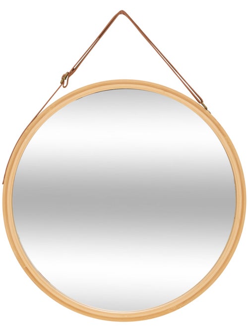 MIROIR MUR CUIR ROND BAM D38 - Kiabi