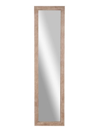 Miroir mural - cadre bois de pin effet vieilli