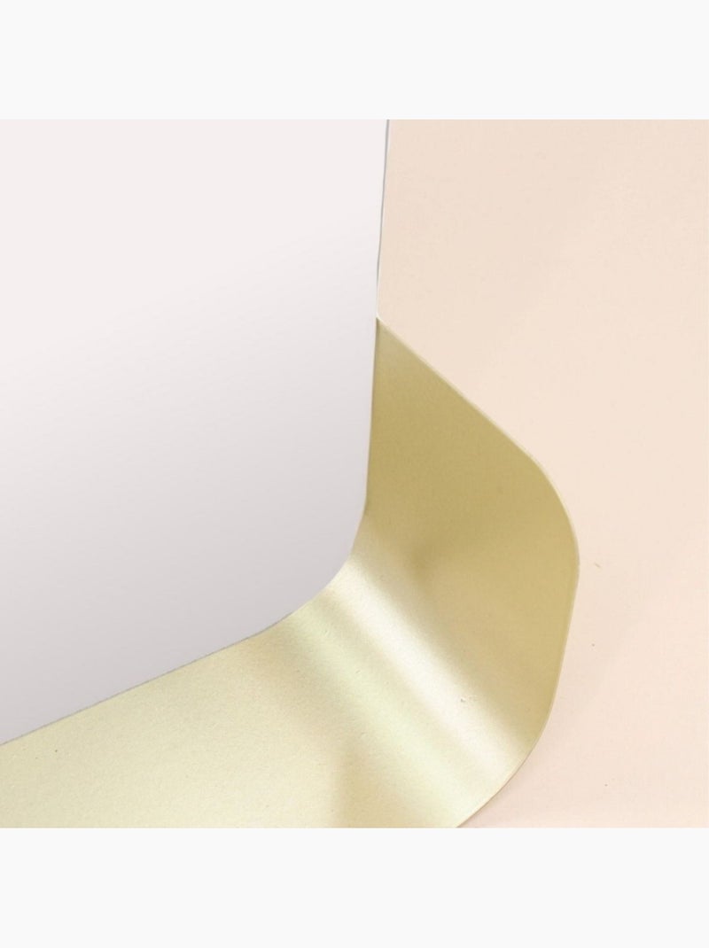 Miroir mural arche avec étagère doré 50x33cm Doré - Kiabi
