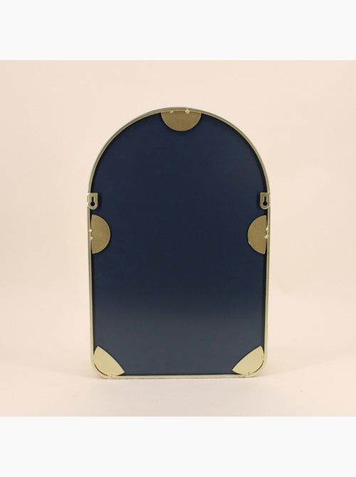 Miroir mural arche avec étagère doré 50x33cm - Kiabi