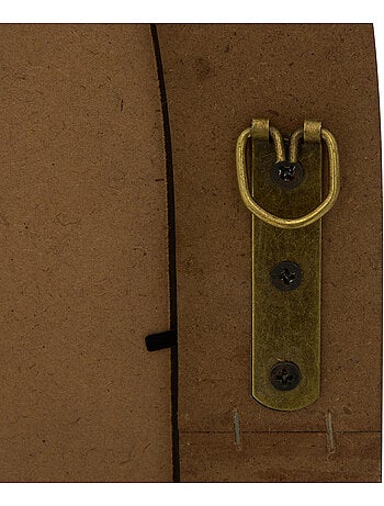 Miroir mural arche bois gravé motifs végétaux ETHEL