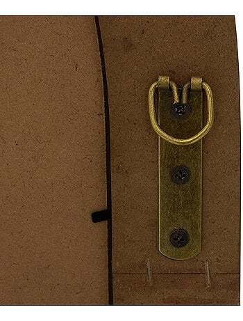 Miroir mural arche bois gravé motifs végétaux ethel