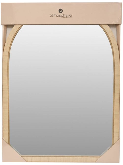 Miroir mural arche effet bois THEA - Kiabi Miroir mural arche effet bois THEA - Kiabi