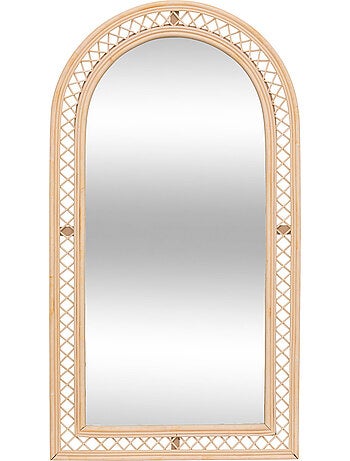 Miroir mural arche rotin tressé ANAHI