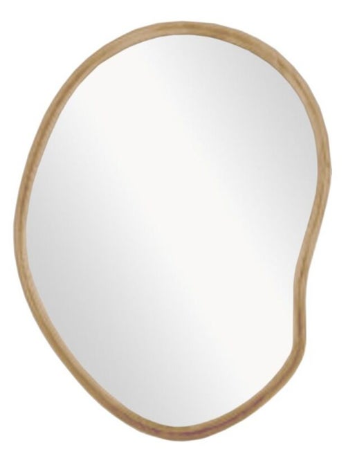 Miroir mural asymétrique en bois MATCHA - Kiabi