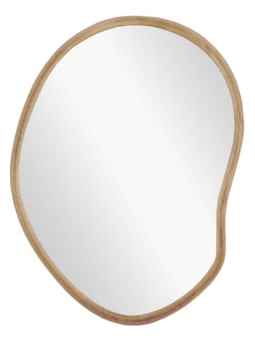 Miroir mural asymétrique en bois MATCHA - Kiabi