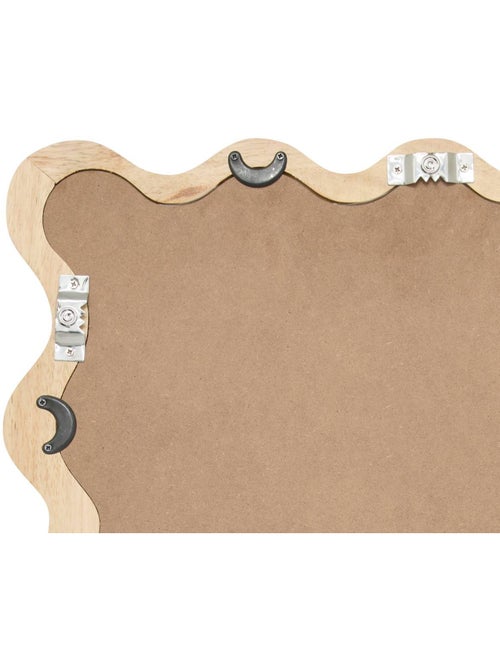 Miroir mural cadre bois effet vague BROOKE - Kiabi