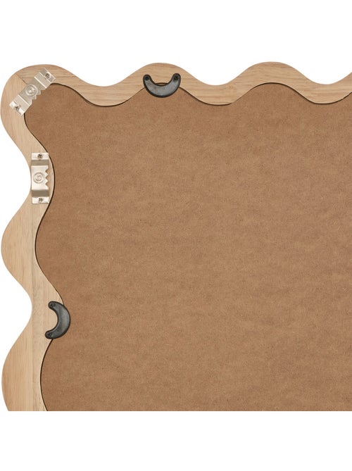 Miroir mural cadre en bois effet vague BROOKE - Kiabi