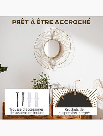 Miroir mural décoratif