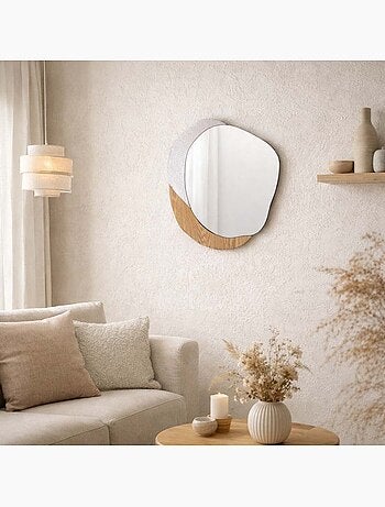 Miroir mural design 3D 50x60cm