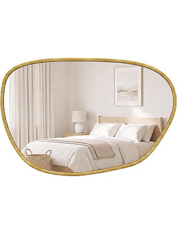 Miroir mural design organique naturel