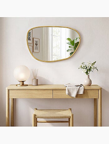 Miroir mural design organique naturel