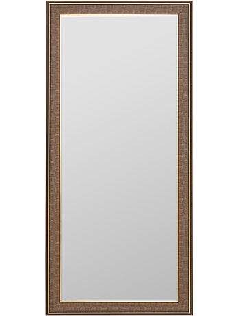 Miroir mural effet bois anke