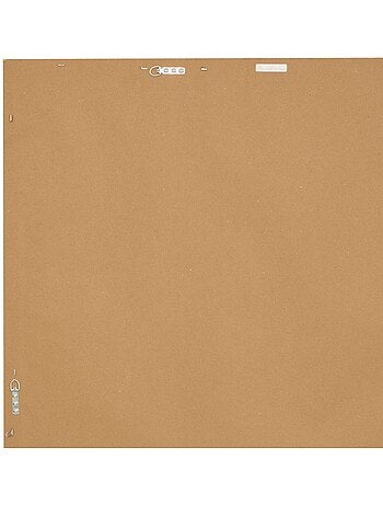 Miroir mural effet bois anke