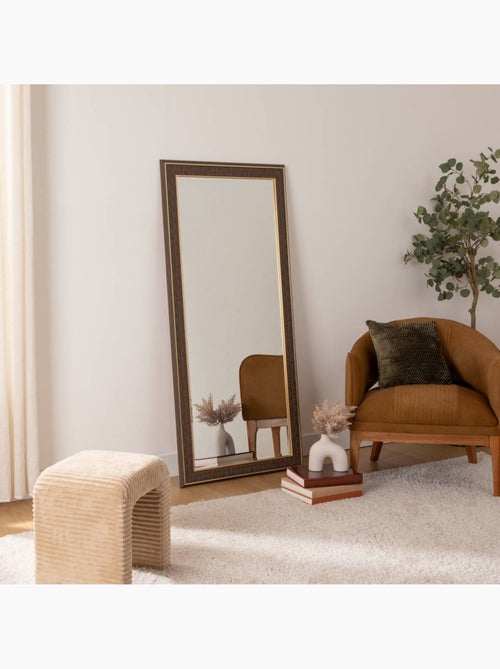 Miroir mural effet bois ANKE - Kiabi Miroir mural effet bois ANKE - Kiabi