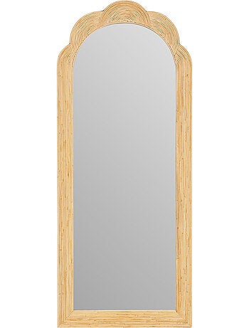 Miroir mural en rotin MAGGIE