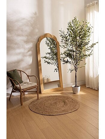 Miroir mural en rotin MAGGIE