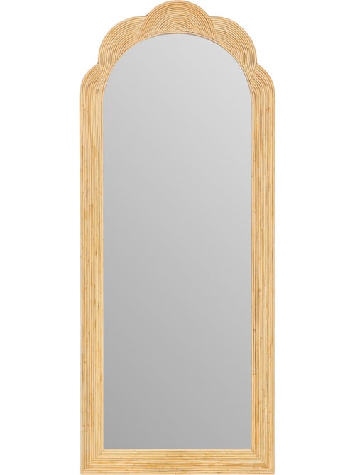 Miroir mural en rotin MAGGIE - Kiabi