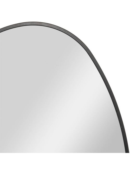 Miroir mural forme goutte cadre métal noir ROSALIA - Kiabi