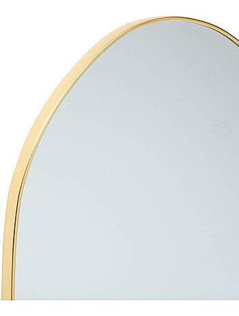 Miroir mural forme organique cadre doré roman
