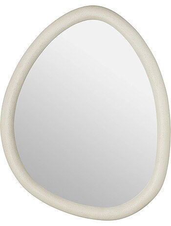 Miroir mural forme organique en bois CHESNI