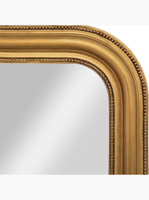 Miroir mural moderne en bois de paulownia ADELE - Kiabi