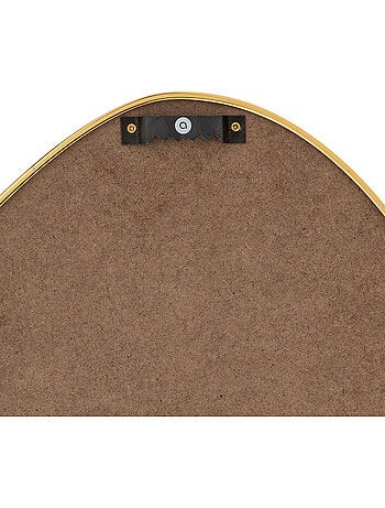 Miroir mural organique doré 60x40cm ROMAN