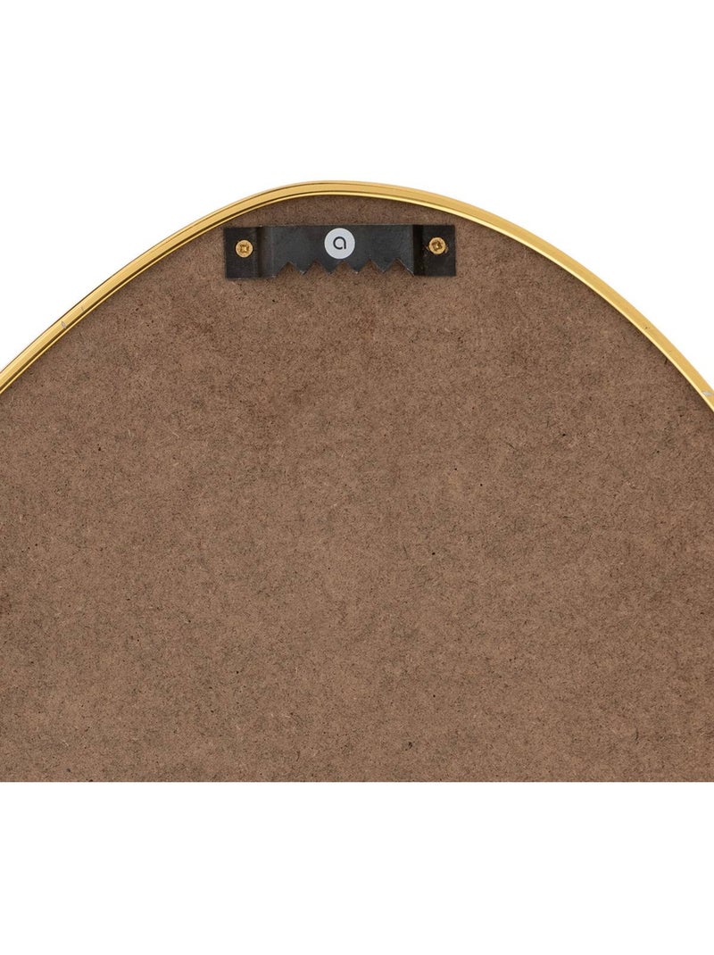 Miroir mural organique doré 60x40cm ROMAN Doré - Kiabi