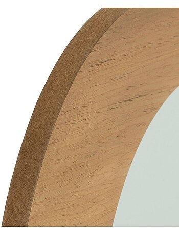 Miroir mural organique en bois 70cm SOPHIE