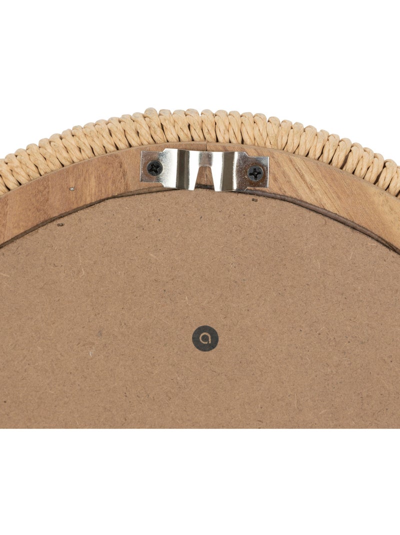 Miroir mural organique en corde tressée 114cm LAIA Beige - Kiabi