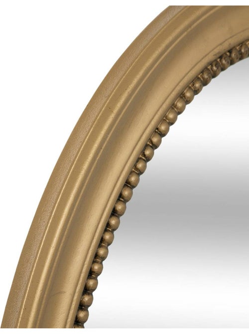 Miroir mural ovale à moulures 53cm VICTORIA - Kiabi